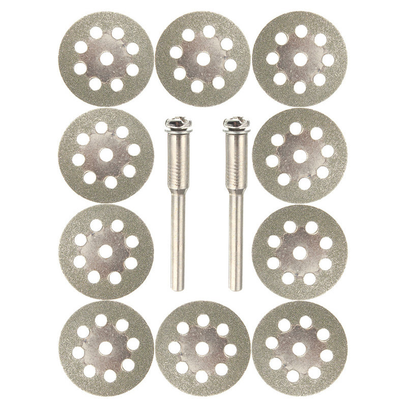 JENAKI 10pc Diamond Cutting Wheels (For Rotary Tools And Drills)