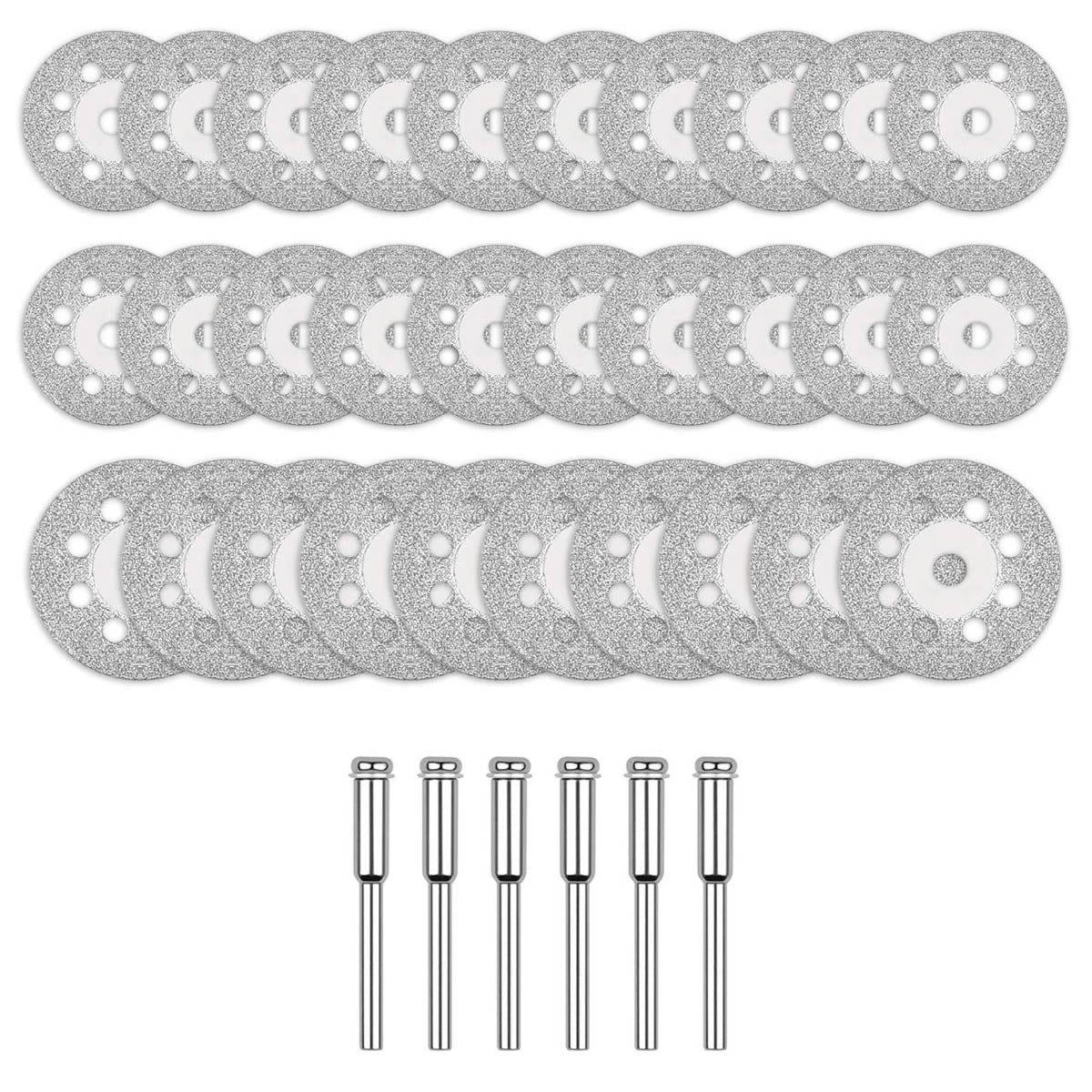 JENAKI 30pc Diamond Cutting Wheels For Rotary Tool