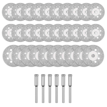 JENAKI 30pc Diamond Cutting Wheels For Rotary Tool