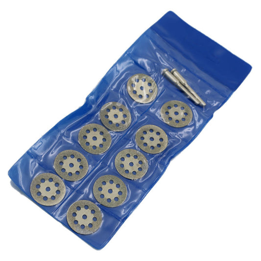 JENAKI 10pc Diamond Cutting Wheels (For Rotary Tools And Drills)